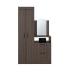 Closet Comoda Praga Tres Puertas Un Cajon, Milan, con diseño moderno incluye Espejo - vista 5
