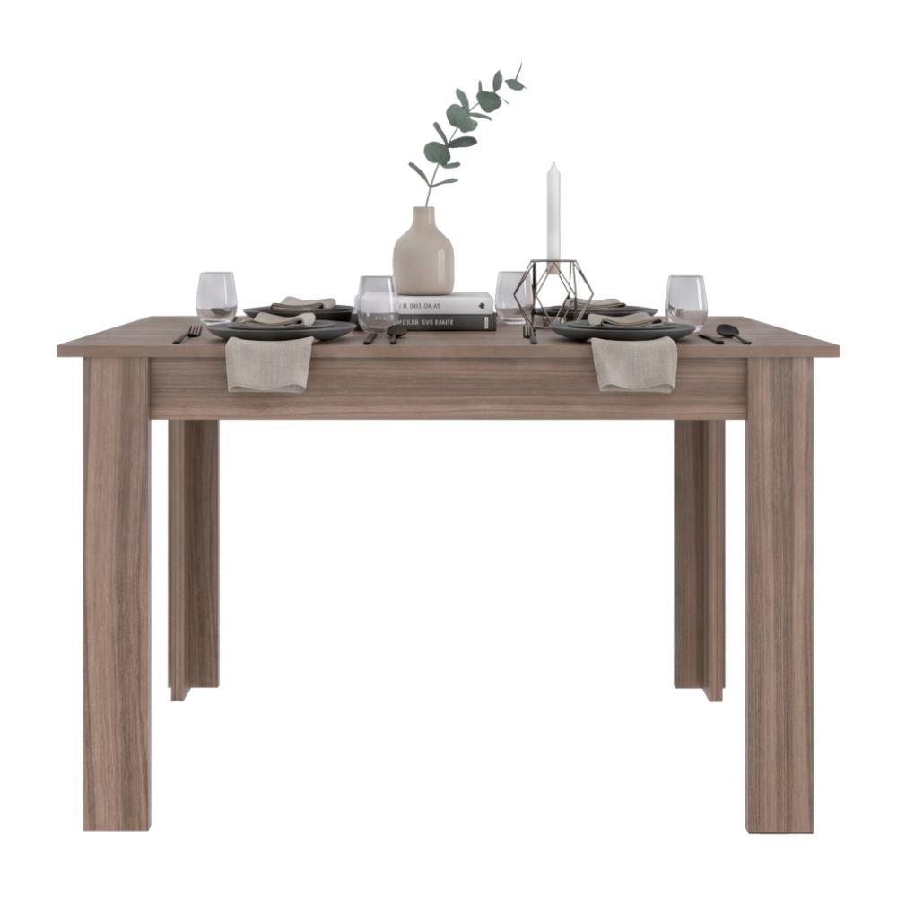 Mesa para Comedor Estrella 120, Avellana, con Espacio para Cuatro Personas, No Incluye Sillas - vista 4
