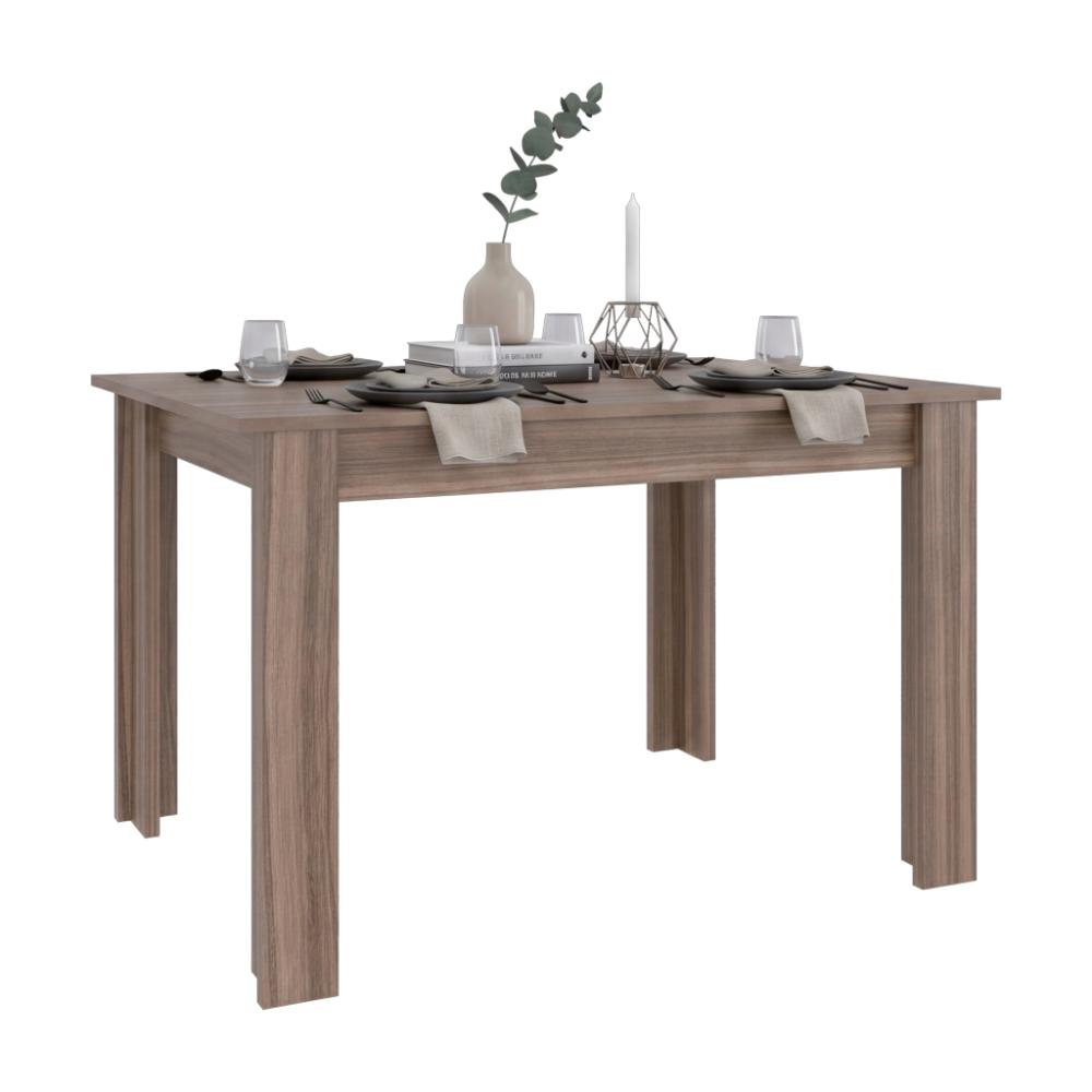 Mesa para Comedor Estrella 120, Avellana, con Espacio para Cuatro Personas, No Incluye Sillas - vista 5