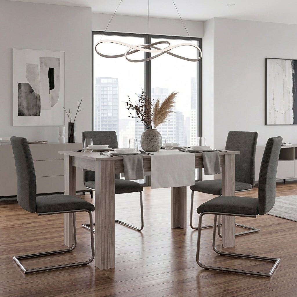 Mesa para Comedor Estrella 120, Positano, con Espacio para Cuatro Personas, No Incluye Sillas - vista 2
