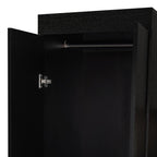 Closet Comoda Praga Tres Puertas Un Cajon, Wengue, con diseño moderno incluye Espejo - vista 13