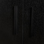Closet Comoda Praga Tres Puertas Un Cajon, Wengue, con diseño moderno incluye Espejo - vista 15