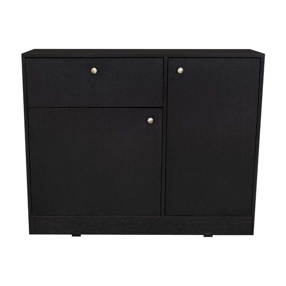 Comoda Praga Un Cajon y Dos Puertas, Wengue - vista 9