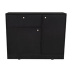 Comoda Praga Un Cajon y Dos Puertas, Wengue - vista 9