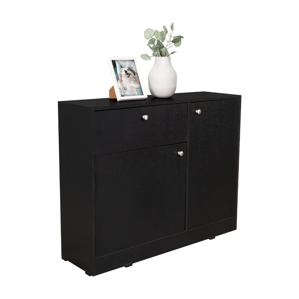 Comoda Praga Un Cajon y Dos Puertas, Wengue - vista 3