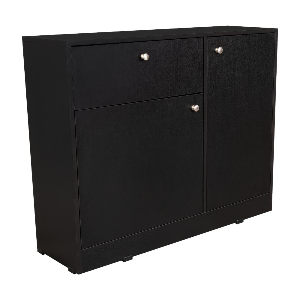 Comoda Praga Un Cajon y Dos Puertas, Wengue - vista 7