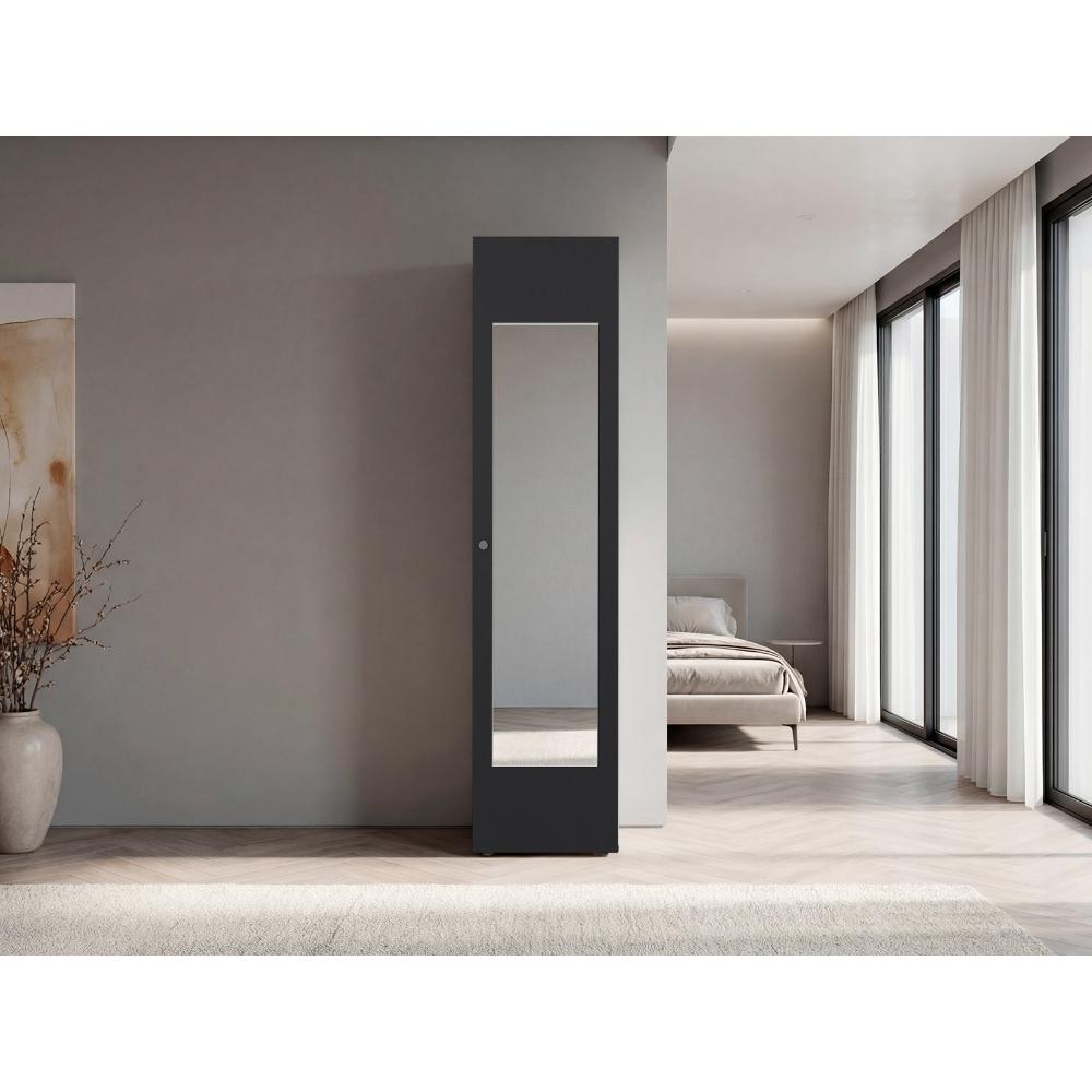 Closet Dreams M5 Una Puerta Con Espejo, Wengue - vista 1