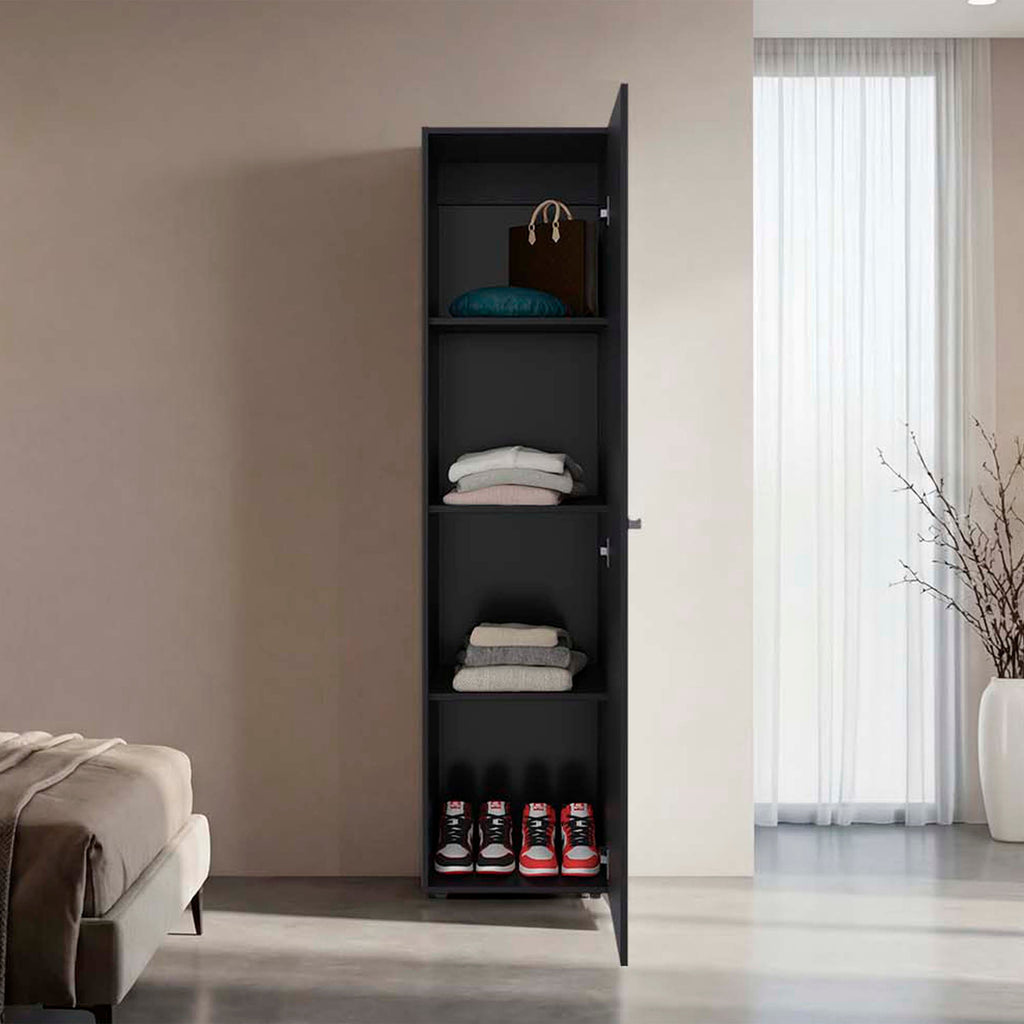 Closet Dreams M5 Una Puerta Con Espejo, Wengue - vista 2