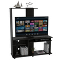 Estante Magallanes, Wengue Negro, con capacidad para televisor de 55 pulgadas - vista 1