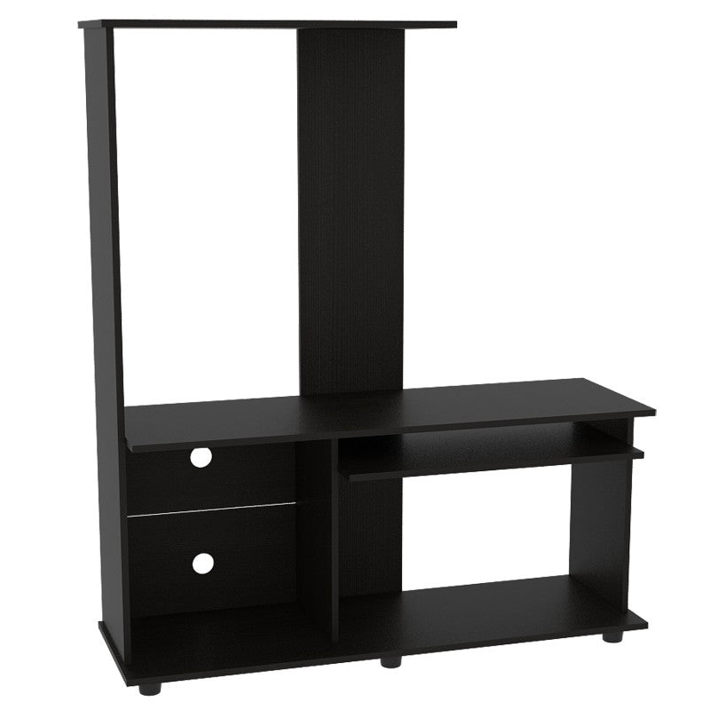 Estante Magallanes, Wengue Negro, con capacidad para televisor de 55 pulgadas - vista 3