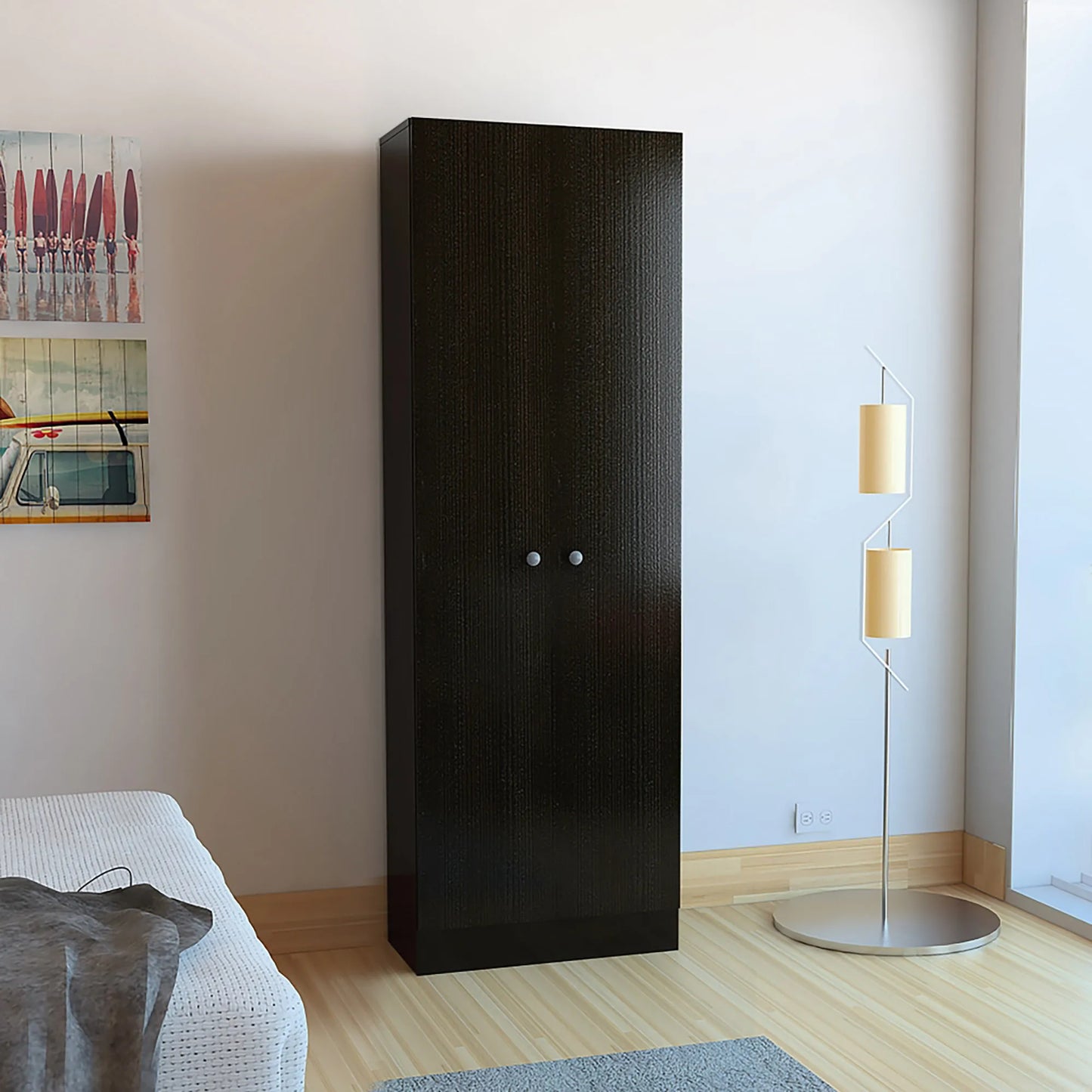 Closet 2 Puertas Home - Wengue
