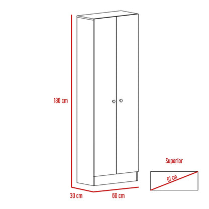 Closet 2 Puertas Home - Wengue