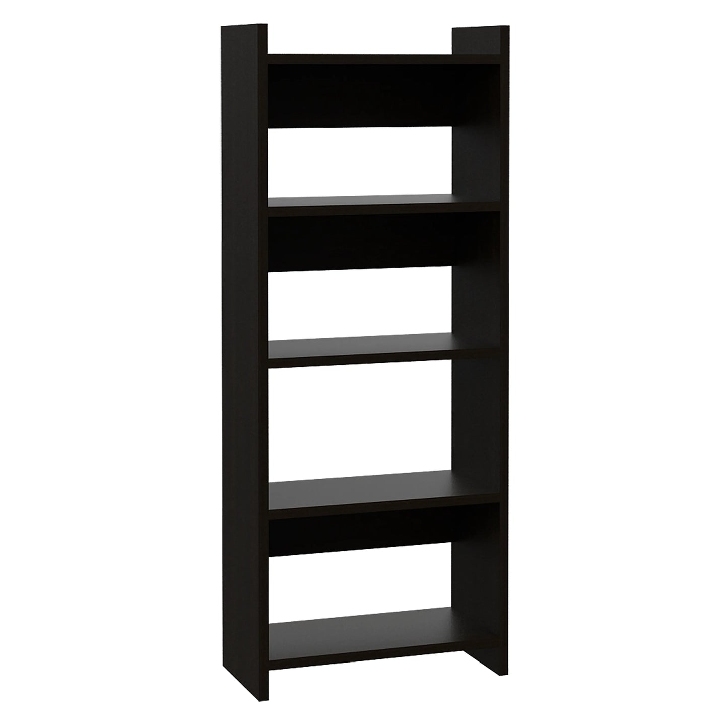Escritorio Recto + Biblioteca 4 Niveles Office W-80 - Wengue