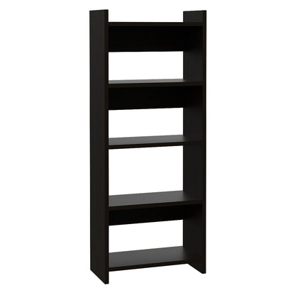 Escritorio Recto + Biblioteca 4 Niveles Office W-80 - Wengue
