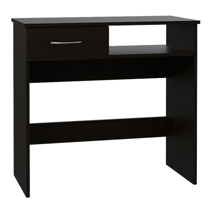 Escritorio Recto + Biblioteca 4 Niveles Office W-80 - Wengue