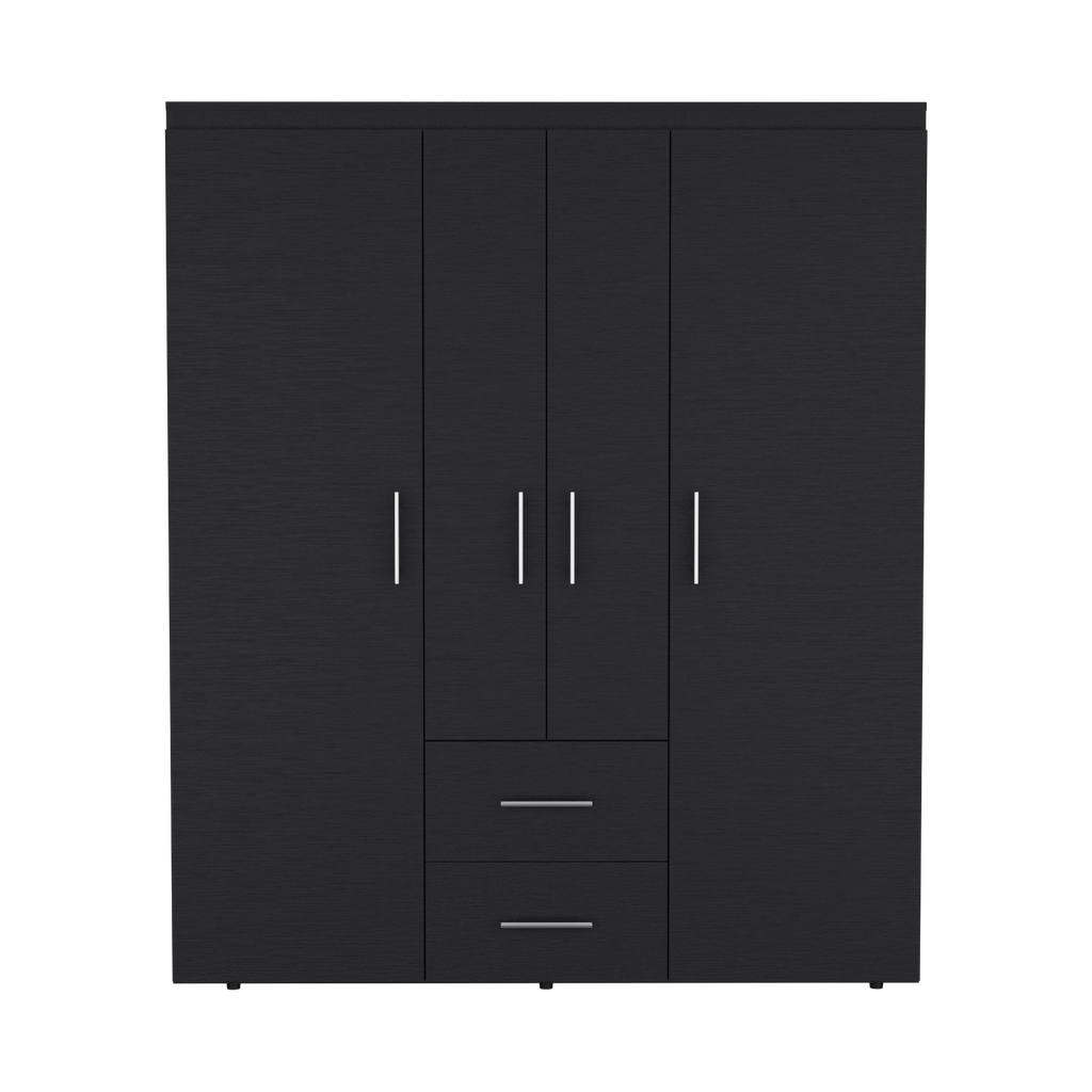 Closet Bariloche Eco 150, Wengue, con amplios espacios y entrepaños para organizar - vista 2