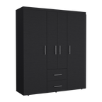 Closet Bariloche Eco 150, Wengue, con amplios espacios y entrepaños para organizar - vista 1