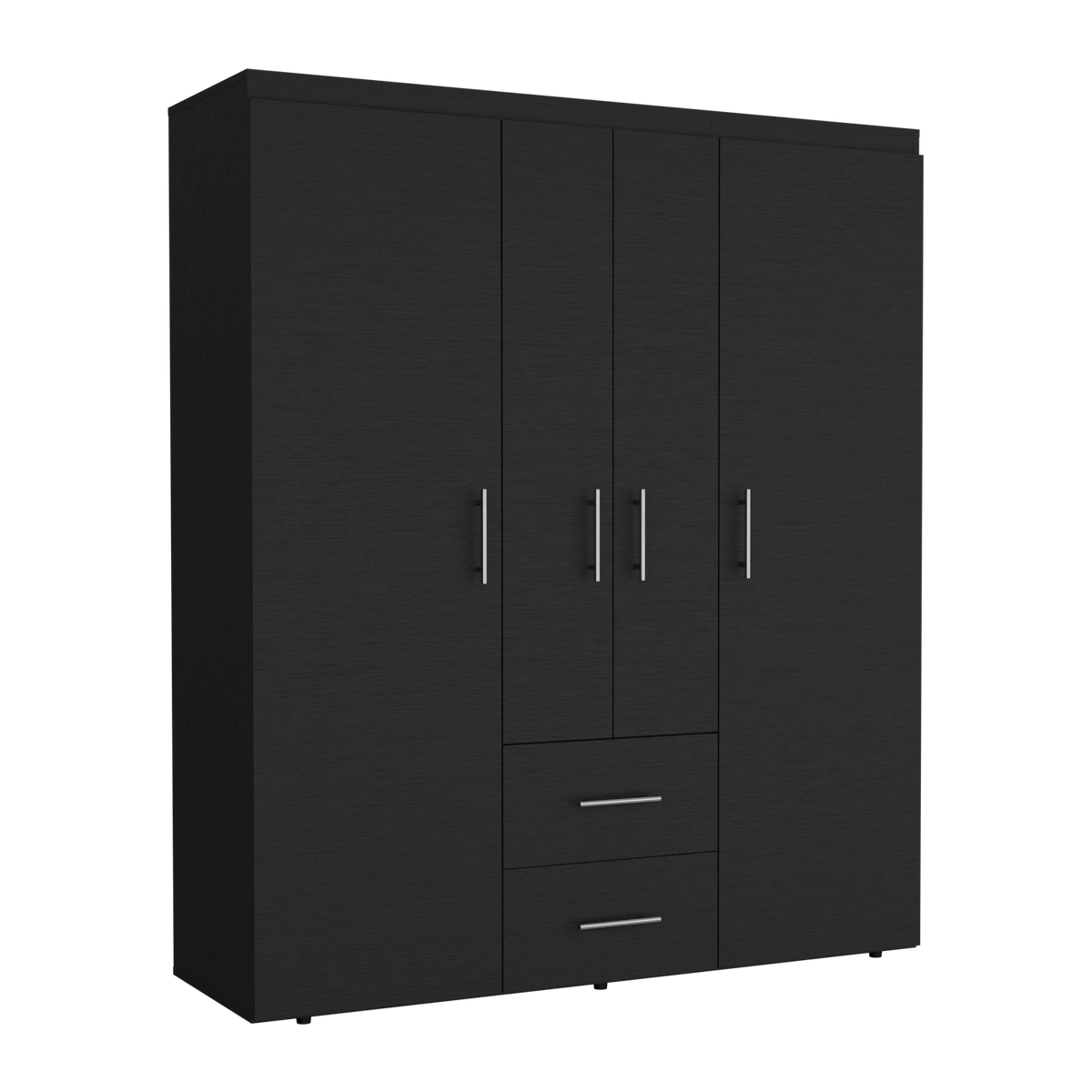 Closet Bariloche Eco 150, Wengue, con amplios espacios y entrepaños para organizar - vista 1