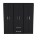 Closet Golden, Wengue, Variedad de Entrepaños y Seis Puertas Abatibles - vista 7