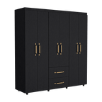 Closet Golden, Wengue, Variedad de Entrepaños y Seis Puertas Abatibles - vista 9