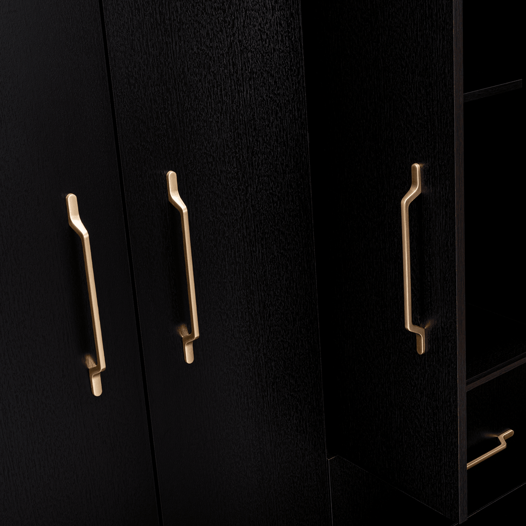 Closet Golden, Wengue, Variedad de Entrepaños y Seis Puertas Abatibles - vista 3