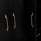Closet Golden, Wengue, Variedad de Entrepaños y Seis Puertas Abatibles - vista 3