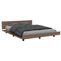 Base Cama Kaia, Miel y Blanco, de dos plazas  y tendido de tablas - vista 1