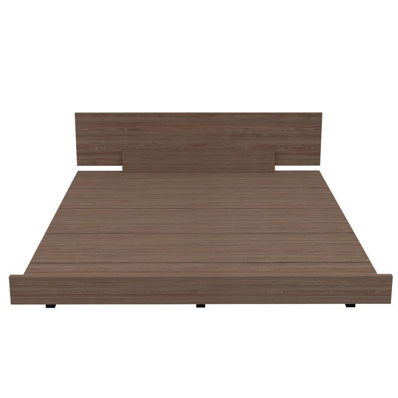 Base Cama Kaia, Miel y Blanco, de dos plazas  y tendido de tablas - vista 5