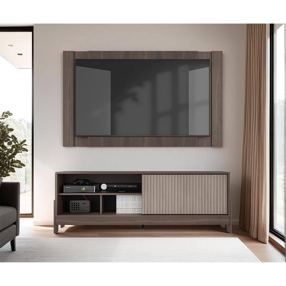 Rack Para Tv Odell, Milan y Roble Natural, Para Televisor desde 50" a 65" - vista 2