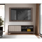 Rack Para Tv Odell, Milan y Roble Natural, Para Televisor desde 50" a 65" - vista 1
