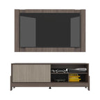Rack Para Tv Odell, Milan y Roble Natural, Para Televisor desde 50" a 65" - vista 4