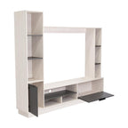 Rack para Tv Marsel, Nevado y Plata Oscuro, Para Televisor para 60 Pulgadas - vista 4