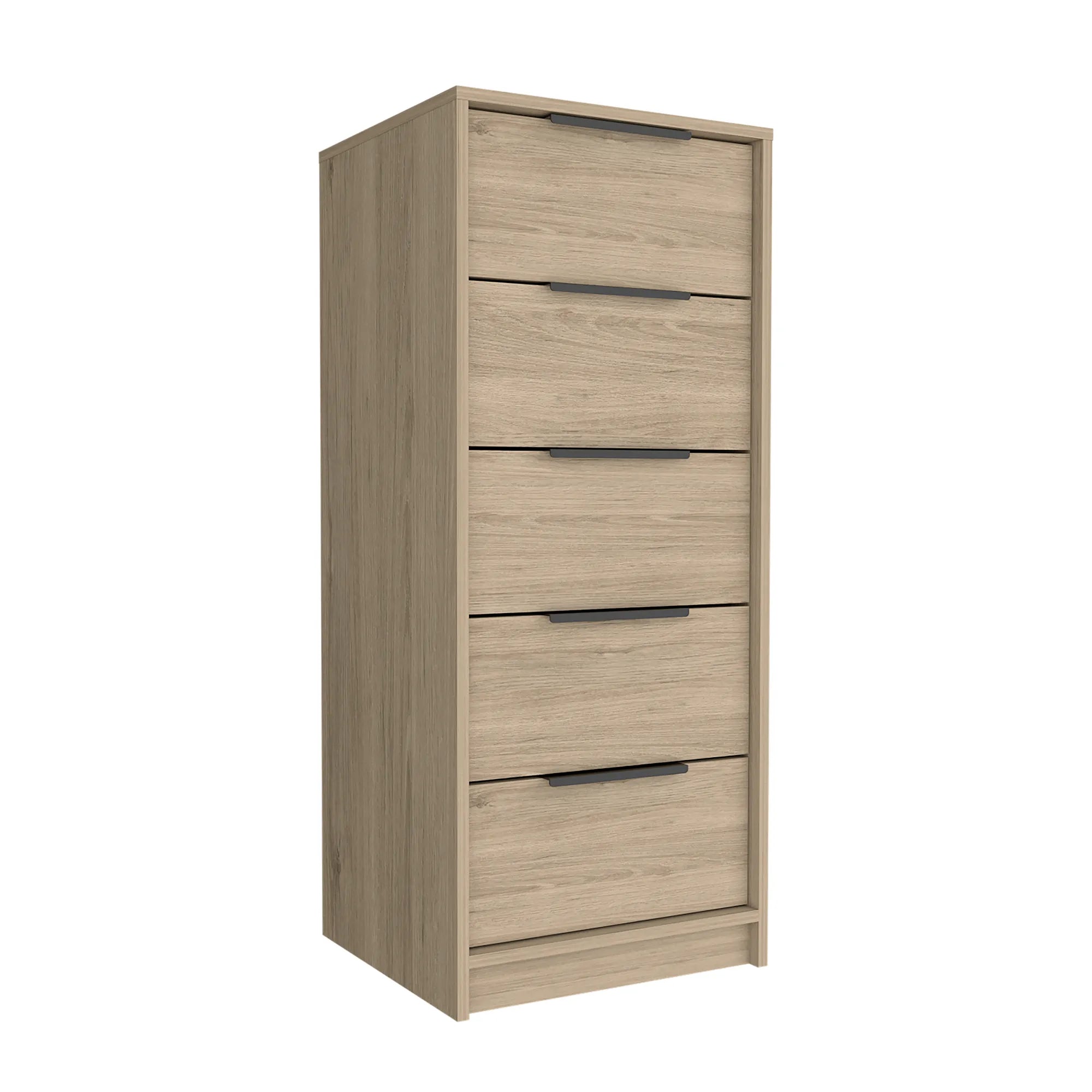 Comoda Kaia / 5 Cajones - Rovere / Blanco Marquez