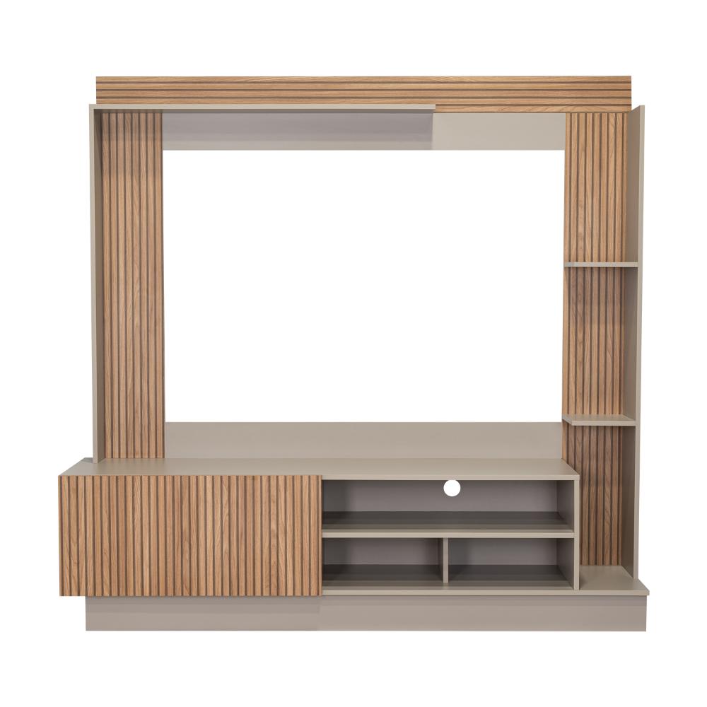 Rack Para Tv 70" Doha, Cocoa y Miel, Con Variedad de Entrepaños - vista 9