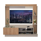 Rack Para Tv 70" Doha, Cocoa y Miel, Con Variedad de Entrepaños - vista 12