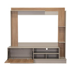 Rack Para Tv 70" Doha, Cocoa y Miel, Con Variedad de Entrepaños - vista 10