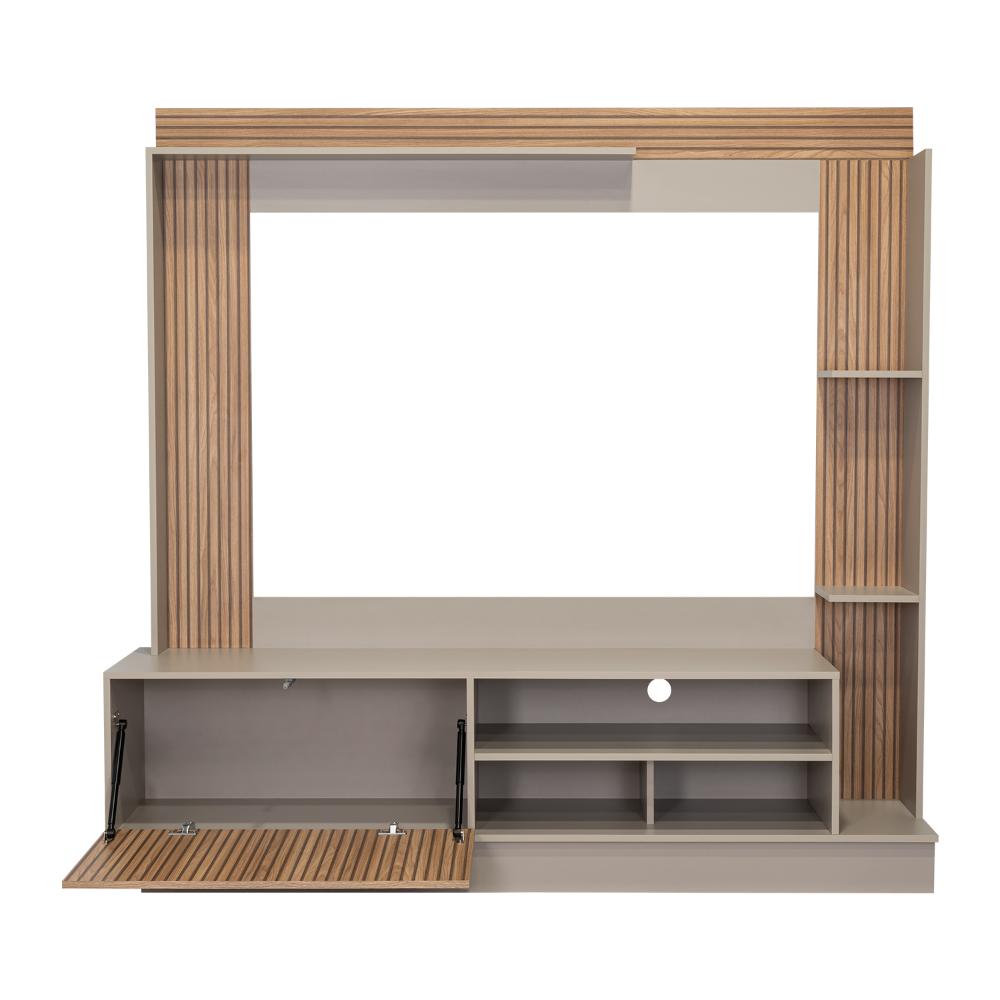 Rack Para Tv 70" Doha, Cocoa y Miel, Con Variedad de Entrepaños - vista 10