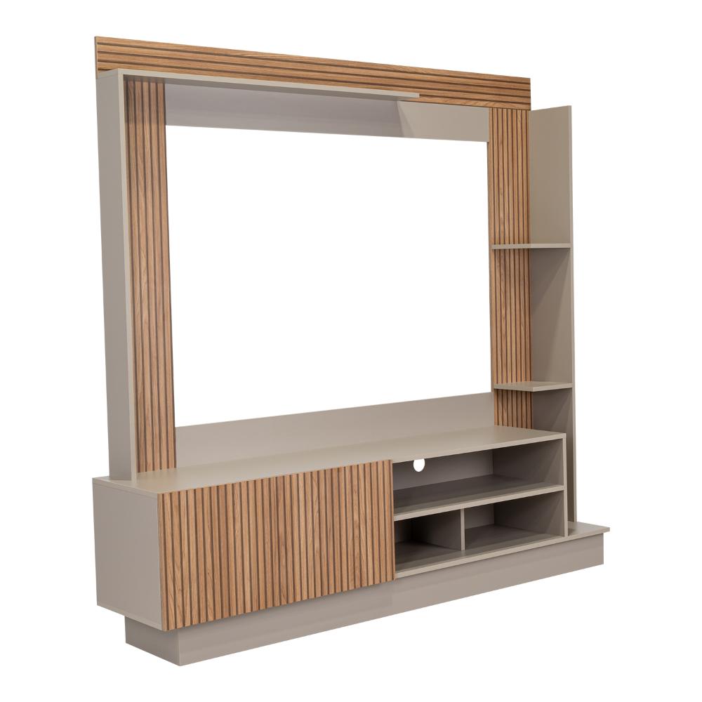 Rack Para Tv 70" Doha, Cocoa y Miel, Con Variedad de Entrepaños - vista 7