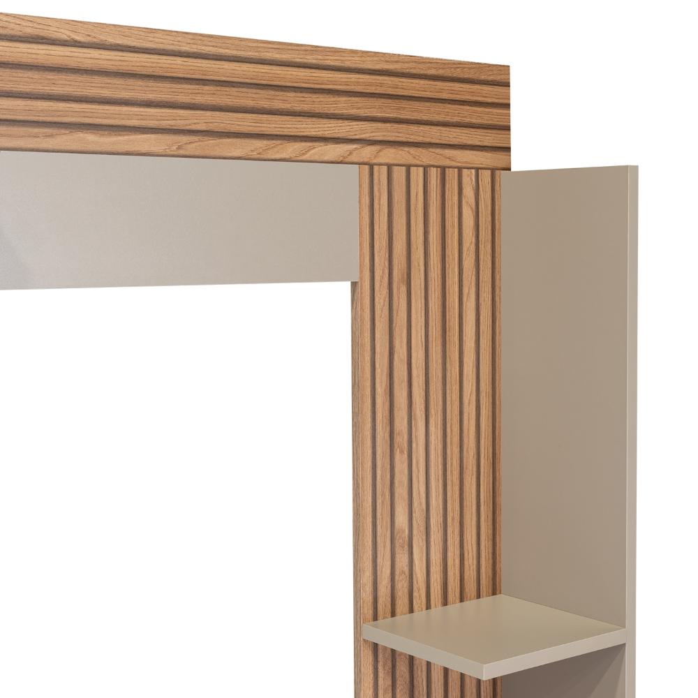 Rack Para Tv 70" Doha, Cocoa y Miel, Con Variedad de Entrepaños - vista 8