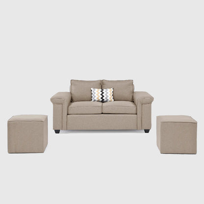 Mons Sofá 2C Sicilia + 2 Pouf