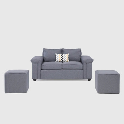 Mons Sofá 2C Sicilia + 2 Pouf
