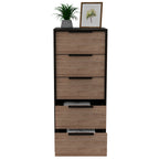 Comoda Kaia / 5 Cajones - Wengue / Miel