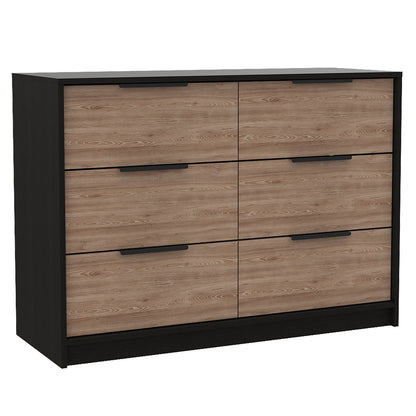 Comoda Kaia 4 Cajones / 2 Puertas - Wengue / Miel