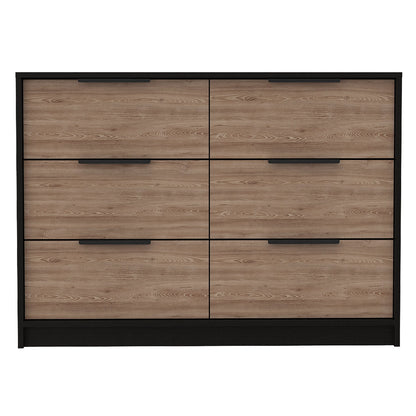 Comoda Kaia 4 Cajones / 2 Puertas - Wengue / Miel