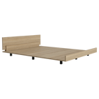 Base Cama Kaia, Rovere, Blanco Marqueza, de dos plazas e incluye tendido de tablas - vista 4