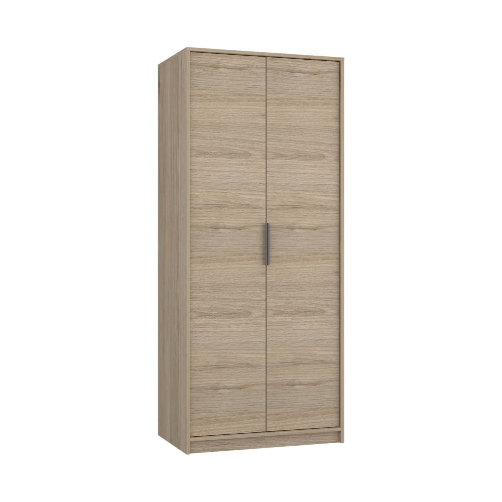 Closet Kaia, Blanco Marqueza, con dos puertas batientes y variedad de entrepaños - vista 1