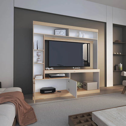 Estante TV55 Classic Color - Duna / Blanco