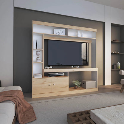 Estante TV55 Classic Color - Duna / Blanco