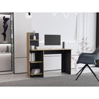 Escritorio Con Biblioteca Vilna, Fresno / Wengue - vista 1