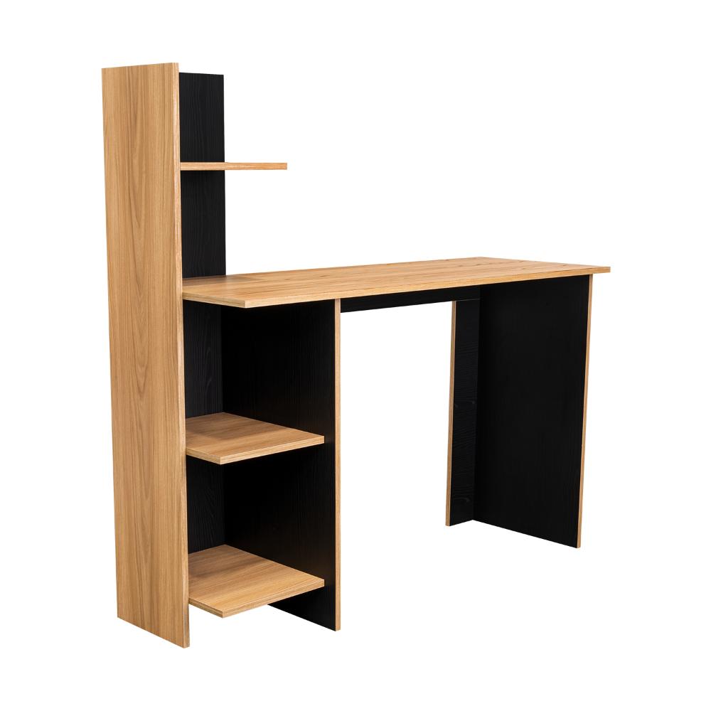 Escritorio Con Biblioteca Vilna, Fresno / Wengue - vista 4